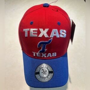 BLACK EAGLE Red and Blue Texas Ball Cap New with Tags